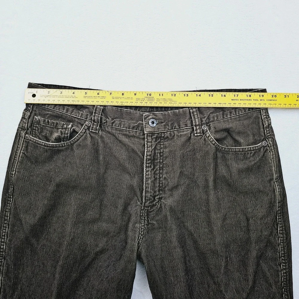 L.L.Bean Corduroy Pants Mens 40W‎ 29L Brown Standard Fit Preppy Academia Ivy